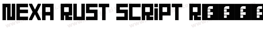 Nexa Rust Script R字体转换